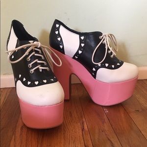 Dollskill Sugarbaby Peggysue Oxford platforms